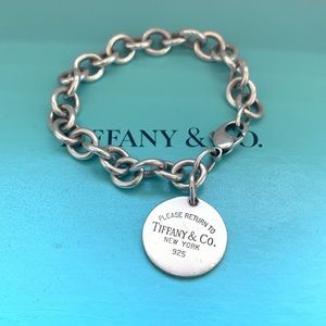 Rare Tiffany & Co. Return to Tiffany Round Tag Bracelet